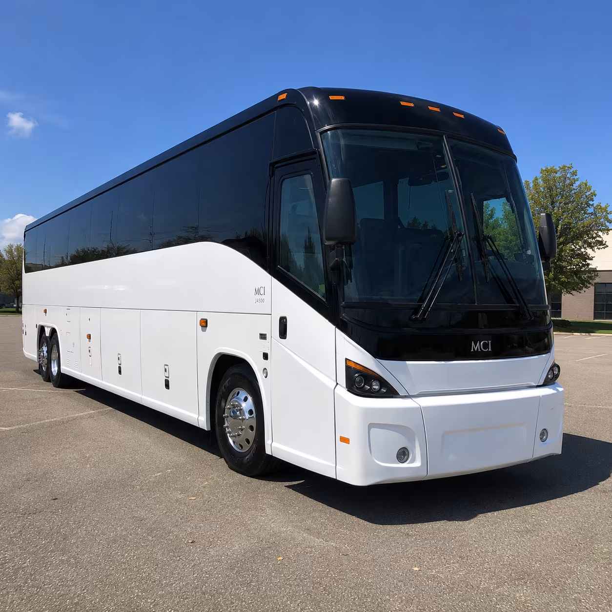 troy 45 passenger charter bus