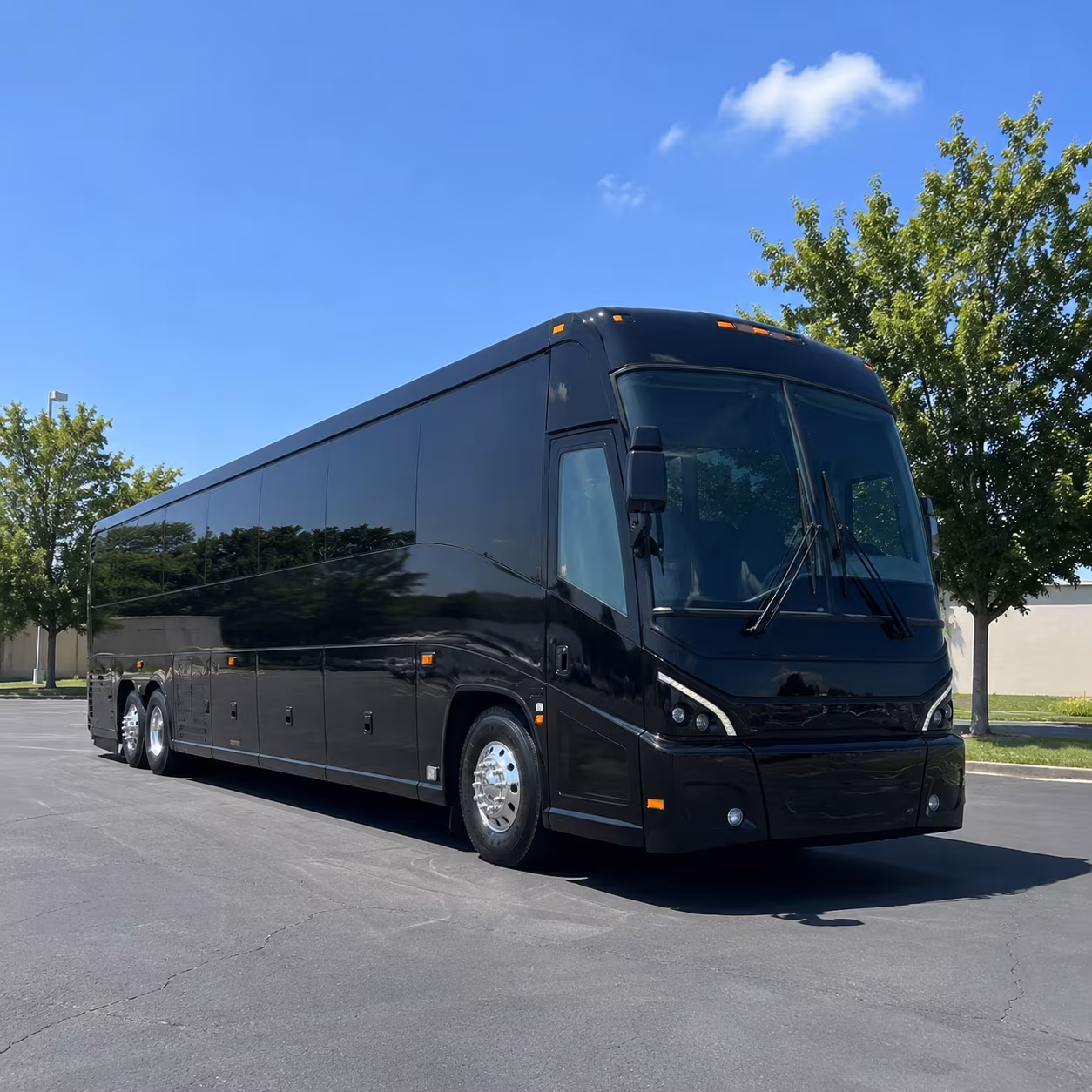 troy 56 passenger charter bus